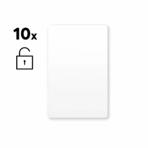 Unencrypted NFC Smart Cards White Set - 10 pieces